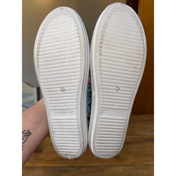 Girls Take A Walk Pink Cat Graphic Print Slip On Flat Sneakers Size 6 - Picture 6 of 6